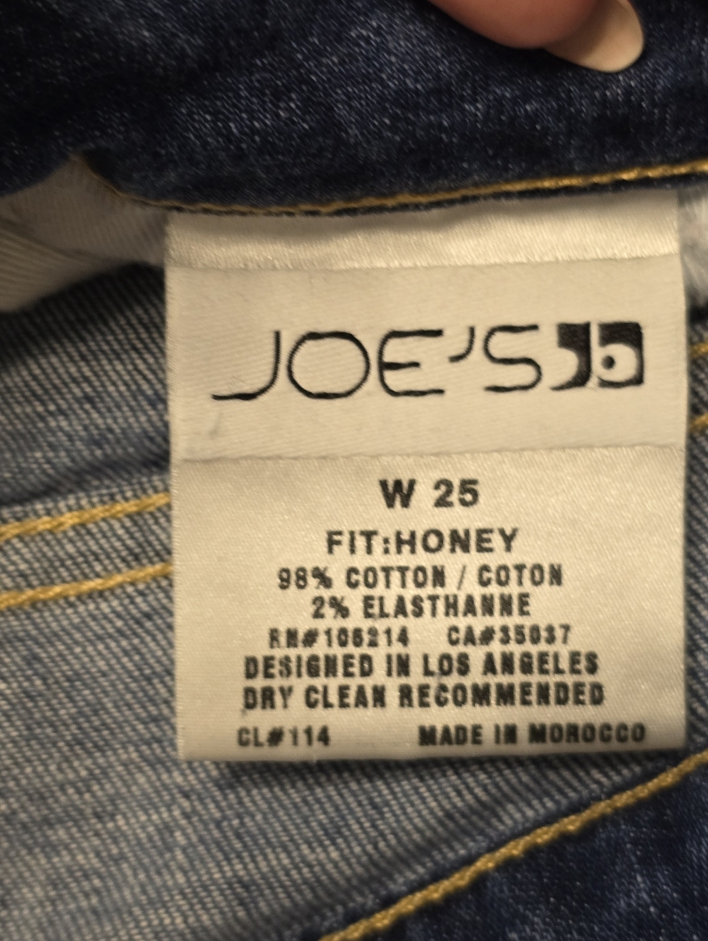Joe's Jeans Blue Flared Denim - Picture 5 of 13